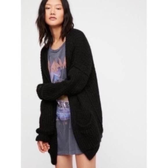Free People Sweaters - Free People Alpaca Weekend Getaway Cardigan SZ Med